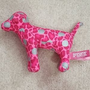 PINK Victoria's Secret Dog Animal print silver dot